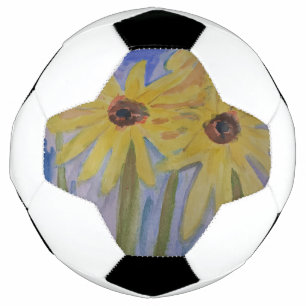Bola De Futebol Girassóis Amarelos de Verão