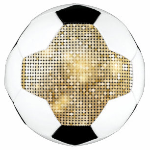 Bola De Futebol Glitters de ouro brilhante brilhante brilhante bol