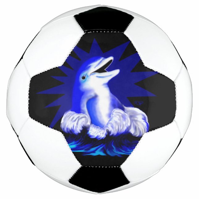 Bola De Futebol Golfinho sorridente (Frente)