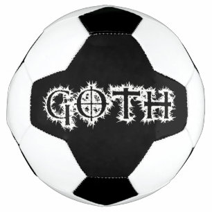 Bola De Futebol Gótico