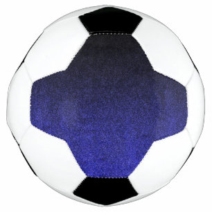 Bola De Futebol Gradação da Brilhante Azul e Preta