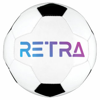 Bola De Futebol Gradient Retra