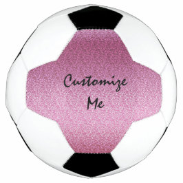 Bola De Futebol Gradiente da Gliteria Rosa