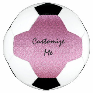 Bola De Futebol Gradiente da Gliteria Rosa