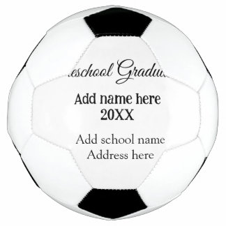 Bola De Futebol Graduação pré-escolar adicionar nome da escola nom
