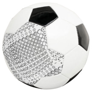Bola De Futebol Gráfico numérico central Sm-Lg por Kenneth Yoncich