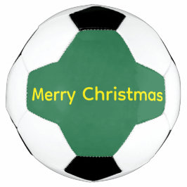 Bola De Futebol Green Merry Christmas
