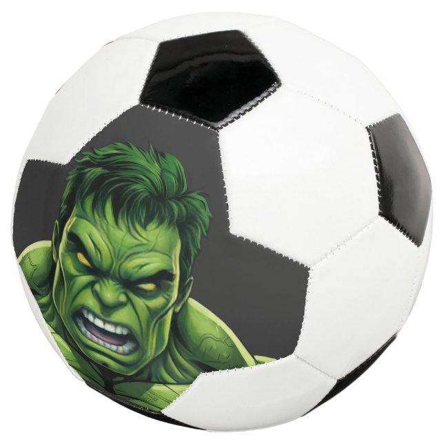 Bola De Futebol Green Muscular Creature Soccer Ball (Três quartos)