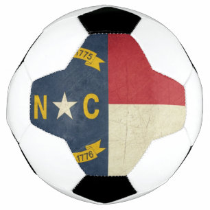 Bola De Futebol Grunge - Ilustração da Carolina do Norte