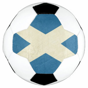 Bola De Futebol Grunge Scottish Flag Illustration