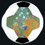 Bola De Futebol Gustav Klimt - Conjunto de Cornhole do Jardim Flor<br><div class="desc">Jardim Flor - Gustav Klimt em 1905-1907</div>
