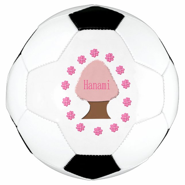 Bola De Futebol Hanami - Árvore de Cereja Japonesa (Frente)