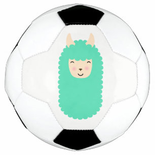 Bola De Futebol Happy Emoji Llama Soccer Ball
