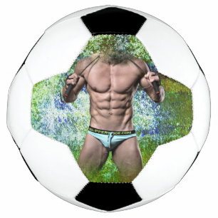 Bola De Futebol Homem sexy muscular branco de SlipperyJoe, alto-fa