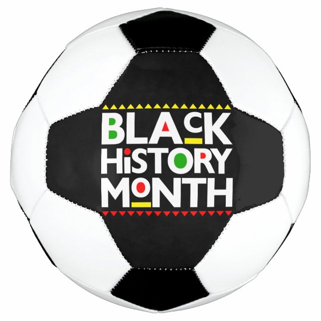 Bola De Futebol Homens Melanin Homens História Negra Crianças (Frente)