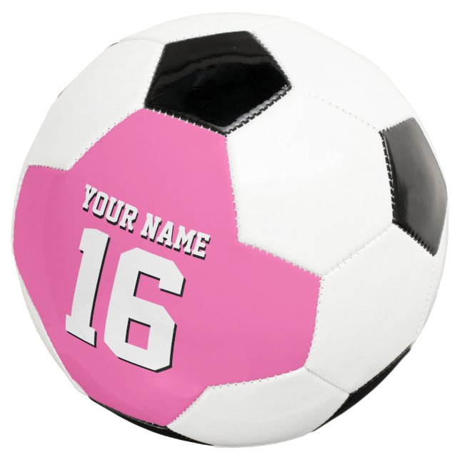 Bola De Futebol Hot Pink Sporty Team Jersey (Três quartos)