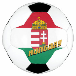 Bola De Futebol Hungria: Futebol Patriótico e Bandeira Húngara
