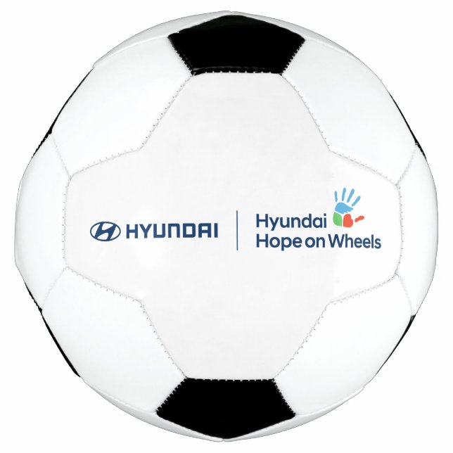 Bola De Futebol Hyundai & Hope on Wheels Soccer Ball (Frente)