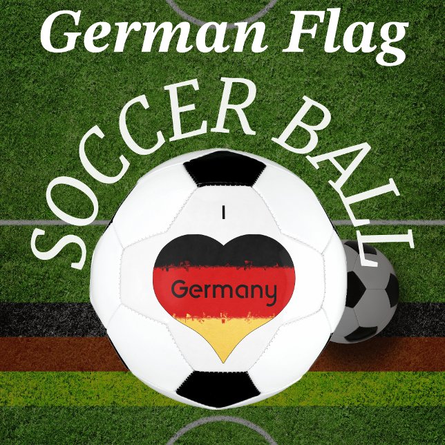 Bola De Futebol I Heart Germany Flag (Criador carregado)