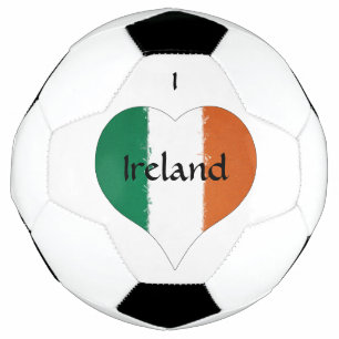 Bola De Futebol I Heart Ireland Irish Tricolor Flag