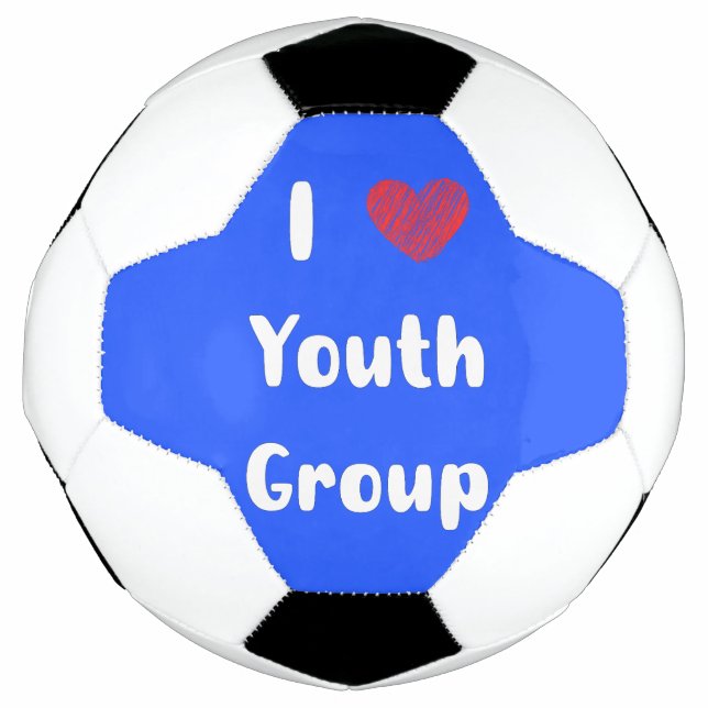 Bola De Futebol I Heart Youth Group Soccer Ball (Frente)