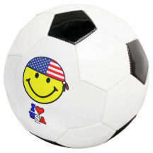 I LOVE USA Soccer Ball