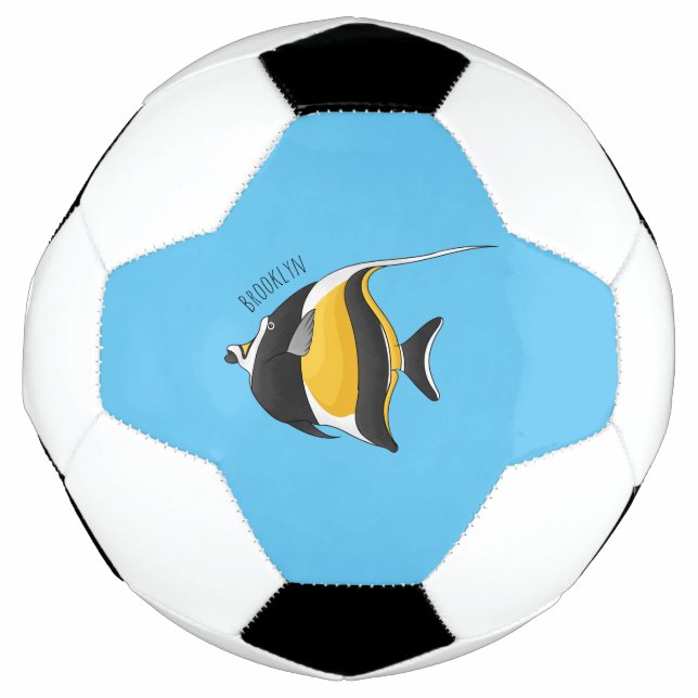 Bola De Futebol Idiota de desenho animado (Frente)