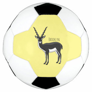 Bola De Futebol Ilustração de antílope Blackbuck