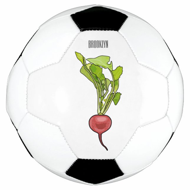 Bola De Futebol Ilustração de desenho animado (Frente)