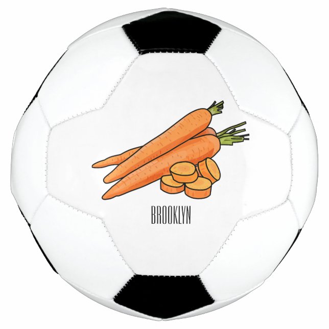 Bola De Futebol Ilustração de desenho animado (Frente)