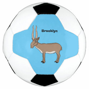 Bola De Futebol Ilustração de desenho animado de antílope Saiga