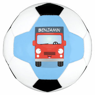 Bola De Futebol Ilustração de desenho animado de caminhão do Ka