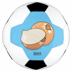 Bola De Futebol Ilustração de desenho animado de cebola