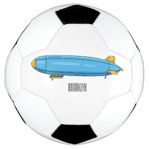 Bola De Futebol Ilustração de desenho animado de nave