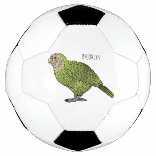 Bola De Futebol Ilustração de desenho animado de pássaro Kakapo
