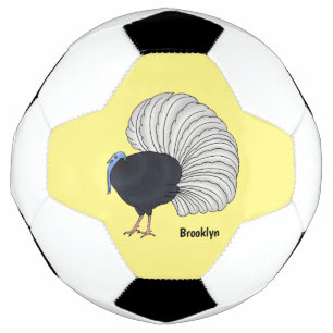 Bola De Futebol Ilustração de desenho animado de pássaros faisões
