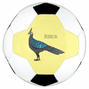 Bola De Futebol Ilustração de desenho animado de pheasant pheasant