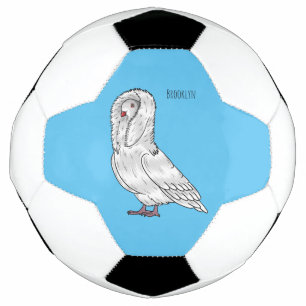Bola De Futebol ilustração de desenho animado de pombo jacobino