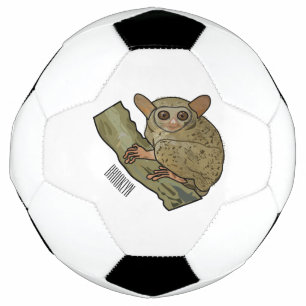 Bola De Futebol Ilustração de desenho animado de Tarsier