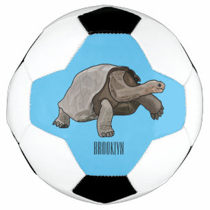 Bola De Futebol Ilustração de desenho animado de tartaruga de Galá