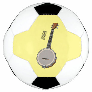 Bola De Futebol Ilustração de desenho animado do Banjo