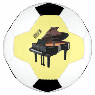 Bola De Futebol Ilustração de desenho animado Piano