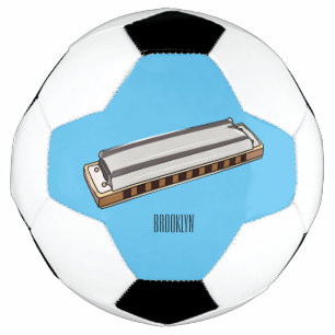 Bola De Futebol Ilustração de desenho da Harmonica