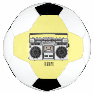 Bola De Futebol Ilustração de desenho de rádio