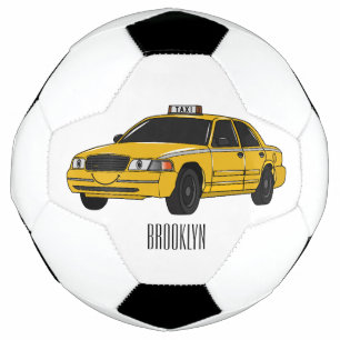 Bola De Futebol Ilustração de desenho de táxi