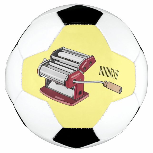 Bola De Futebol Ilustração de desenho do fabricante de massas (Frente)
