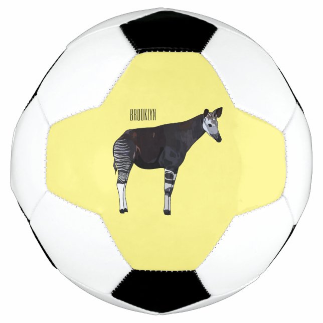 Bola De Futebol Ilustração de desenho em Okapi (Frente)