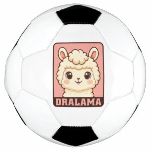 Bola De Futebol Ilustração de lhama fofa design