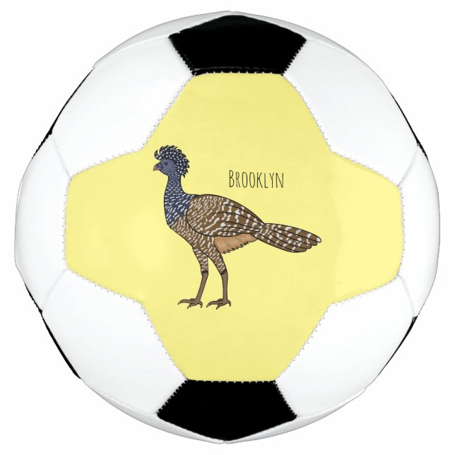 Bola De Futebol ilustração do desenho animado de aves de cocurasso (Frente)