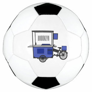 Bola De Futebol ilustração do desenho do carrinho de comida